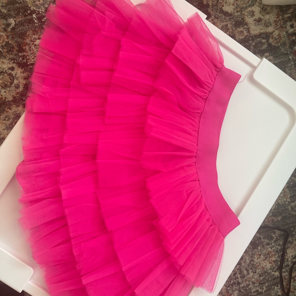 Bright pink mini summer skort